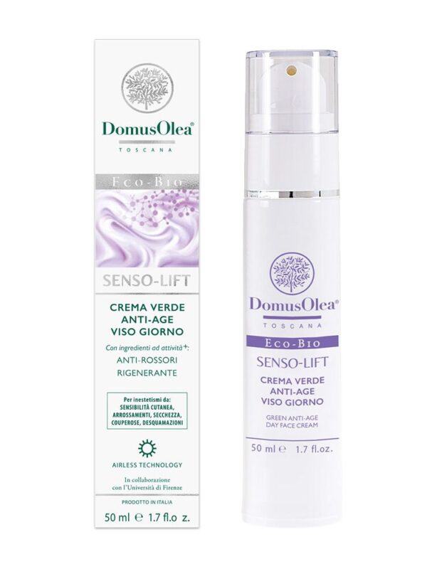 Crema verde anti-age viso giorno senso-lift